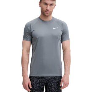 Nike - Ανδρικό Μαγιό T-shirt Hydroguard Essential Standard Fit NESSA586-051 Γκρι