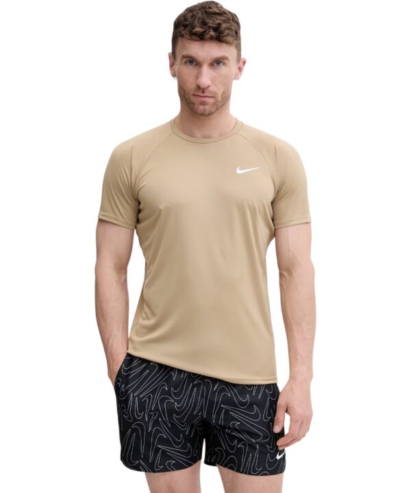 Nike - Ανδρικό Μαγιό T-shirt Hydroguard Essential Standard Fit NESSA586-241 Μπεζ
