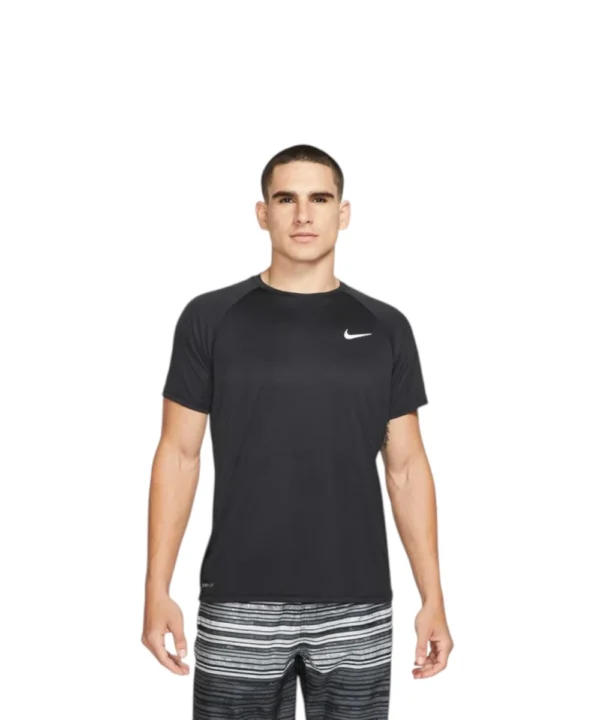 Nike - Ανδρικό T-shirt Hydroguard Essential Standard Fit NESSA586-001 Μαύρο