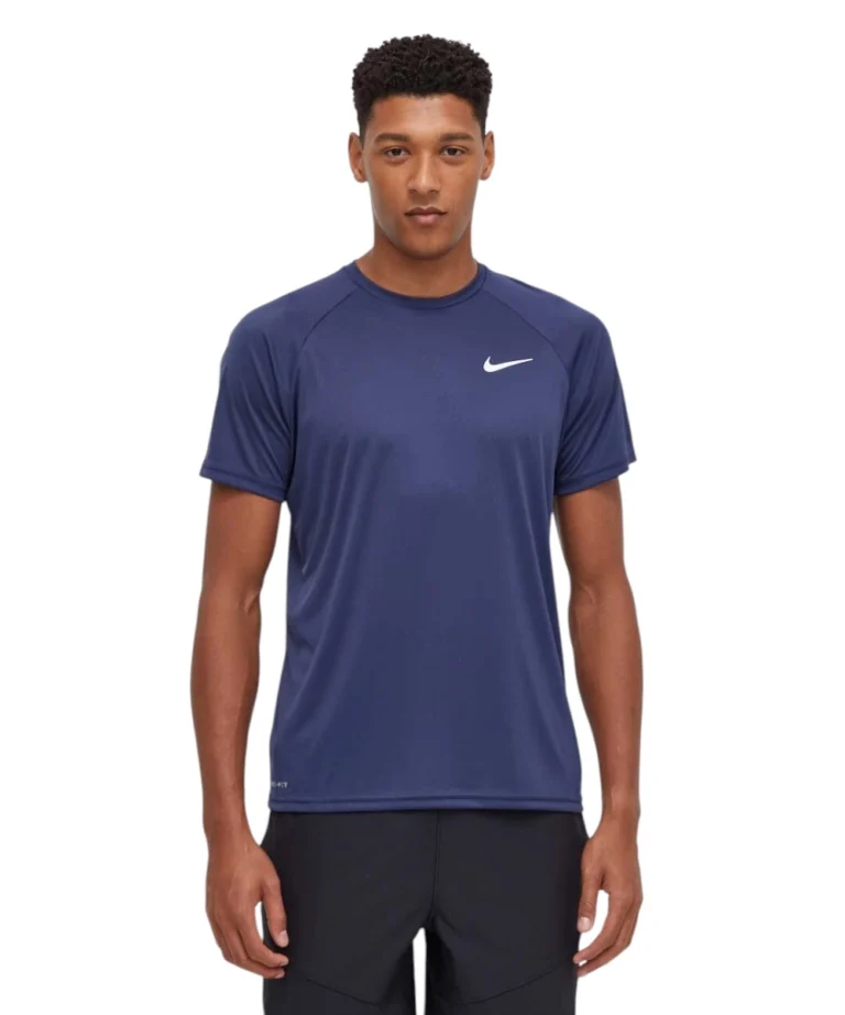 Nike - Ανδρικό T-shirt Hydroguard Essential Standard Fit NESSA586-440 Μπλε Σκούρο